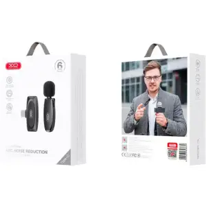 Микрофон петличный XO MKF08A Black