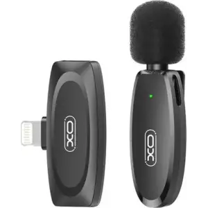 Микрофон петличный XO MKF08B Lightning Black