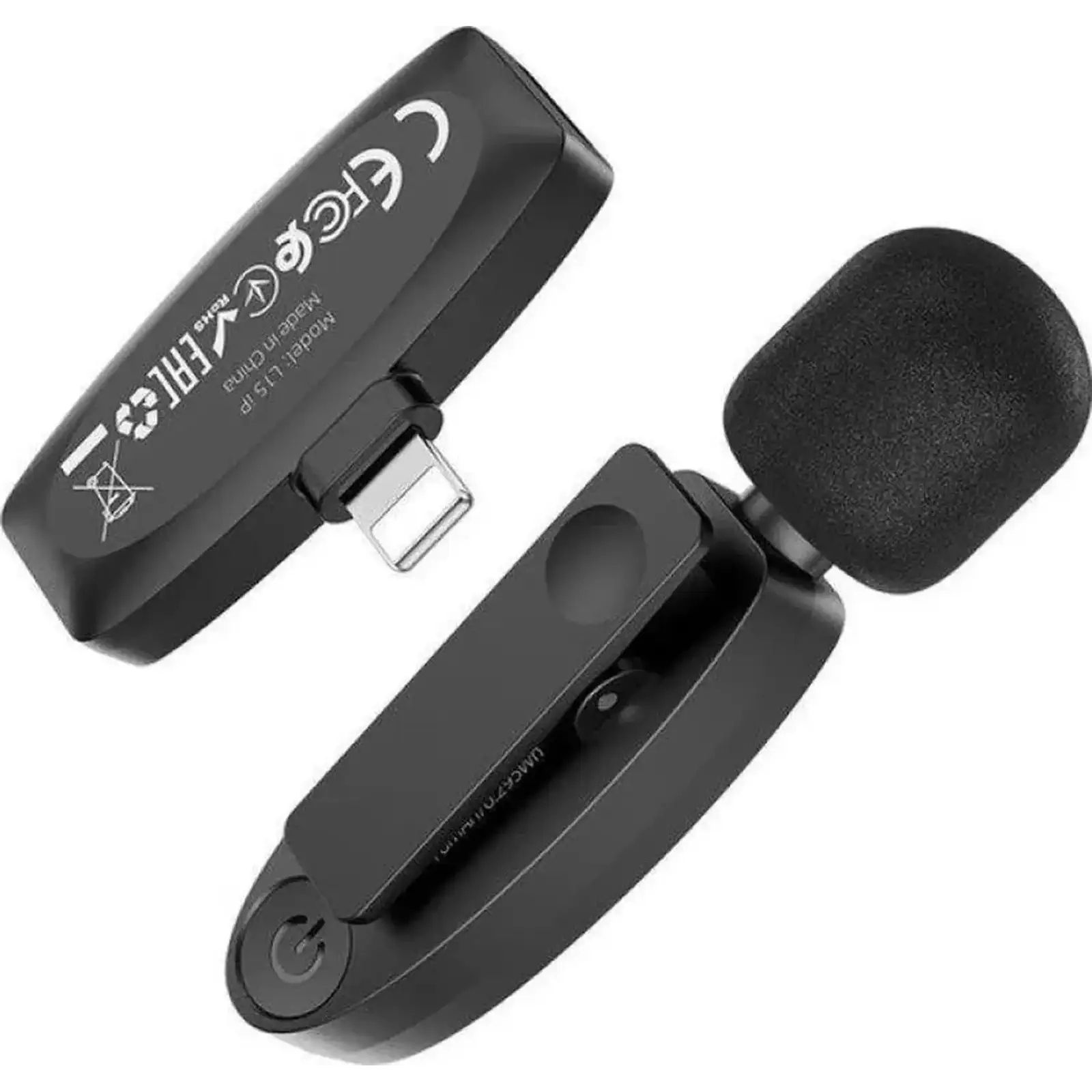 Микрофон петличный XO MKF08B Lightning Black