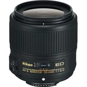 Объектив Nikon AF-S Nikkor 35mm f/1.8G + Спалах Nikon SB-700 Black