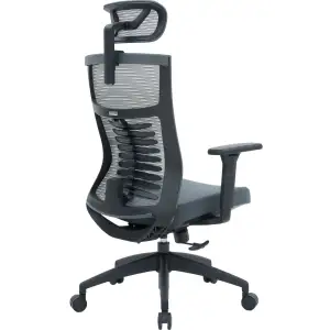Кресло офисное OfficePro Balance Black/Dark Gray (OC550-B-DG-DG) UA