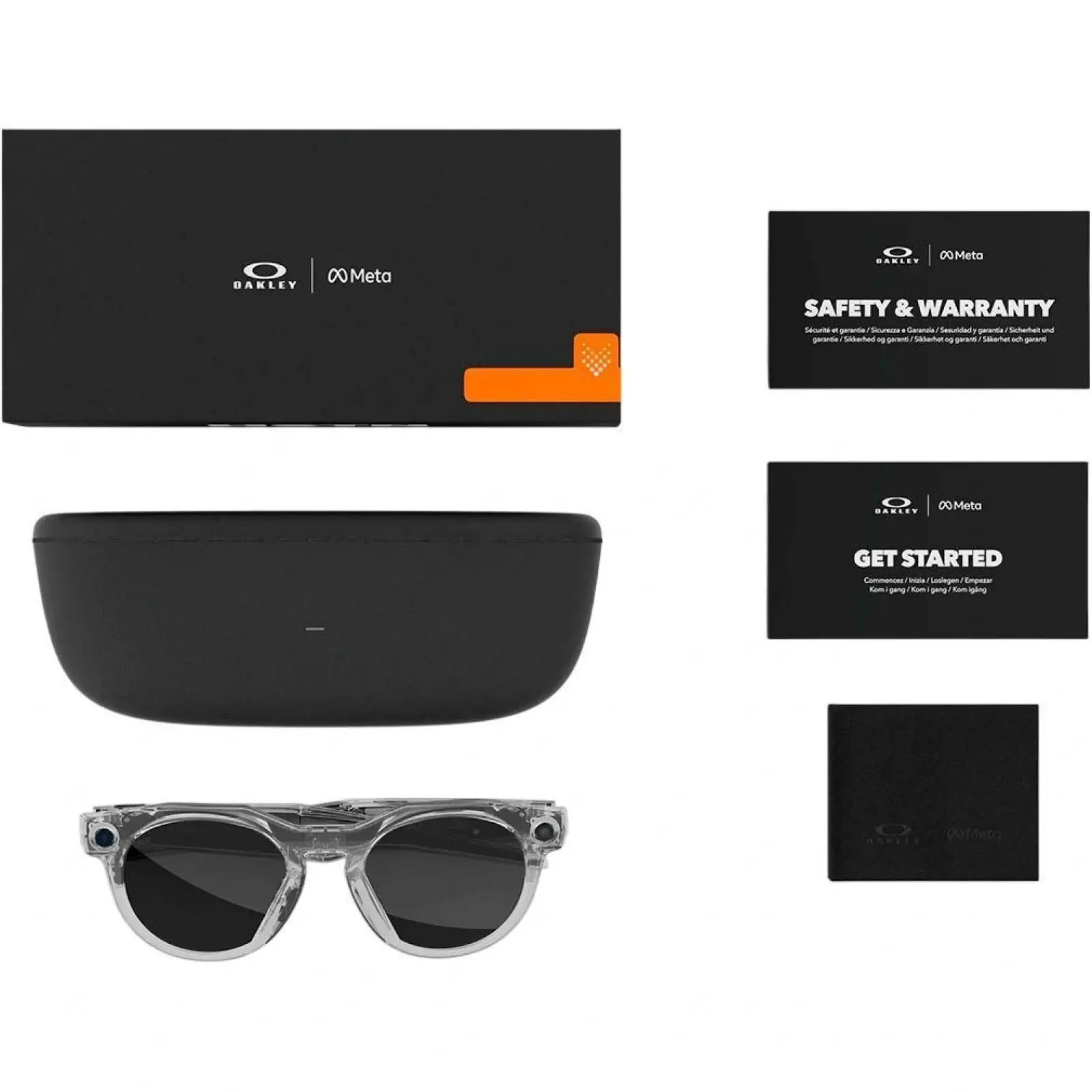 Смарт-очки Oakley Meta HSTN Clear Lens Color Clear to Grey Transitions (OW8002-0551)