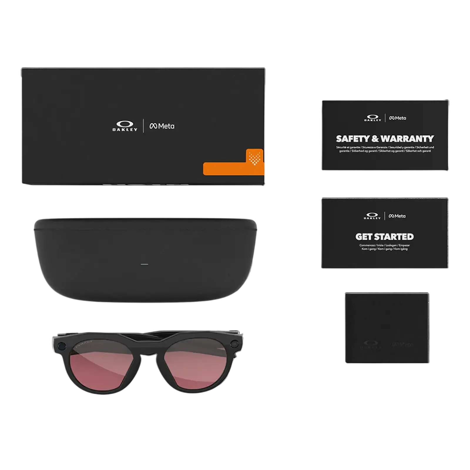 Смарт-очки Oakley Meta HSTN Black Frame Prizm Dark Golf Lenses (OW8002-0951)