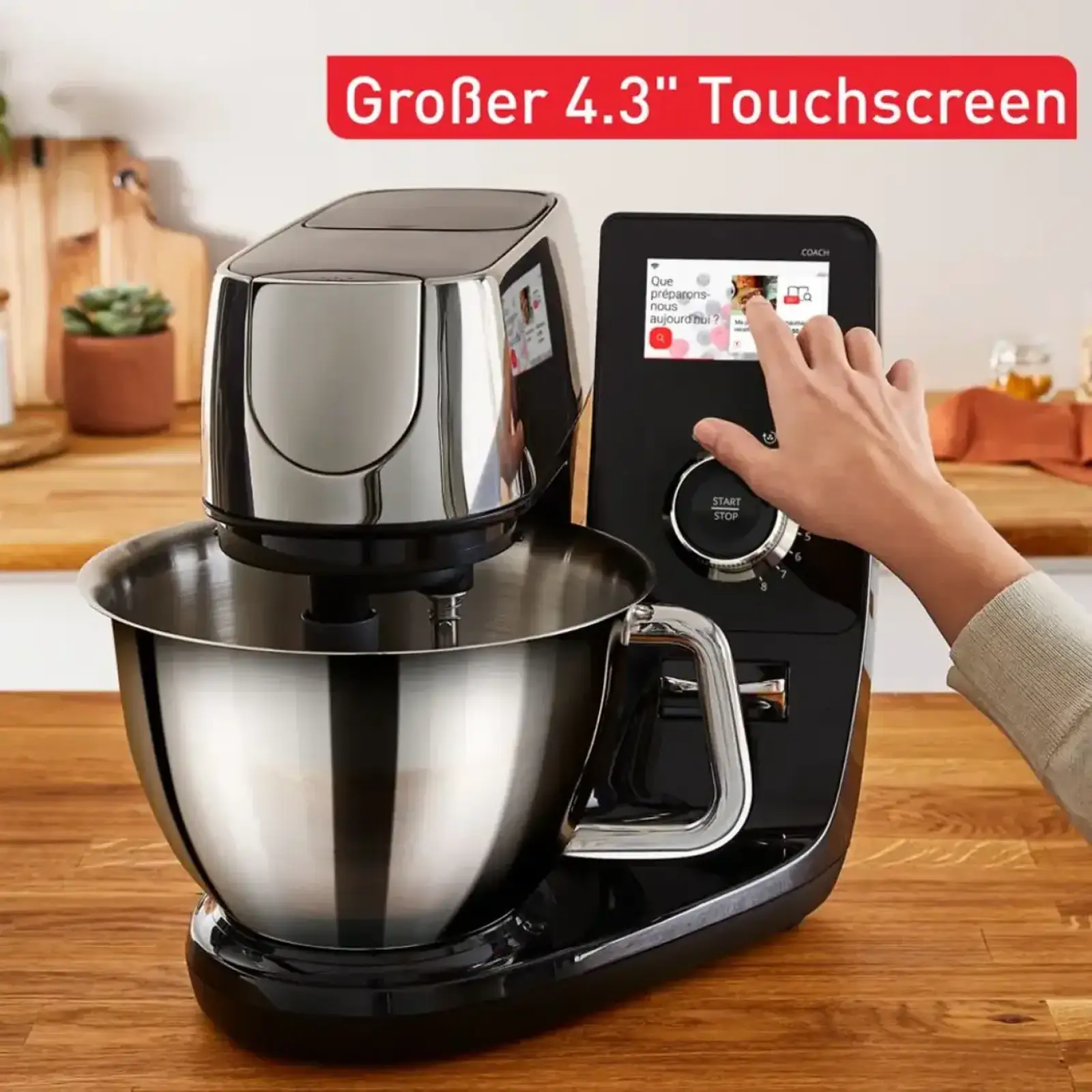 Кухонна машина Tefal I-Coach Touch Black (QB950D37)