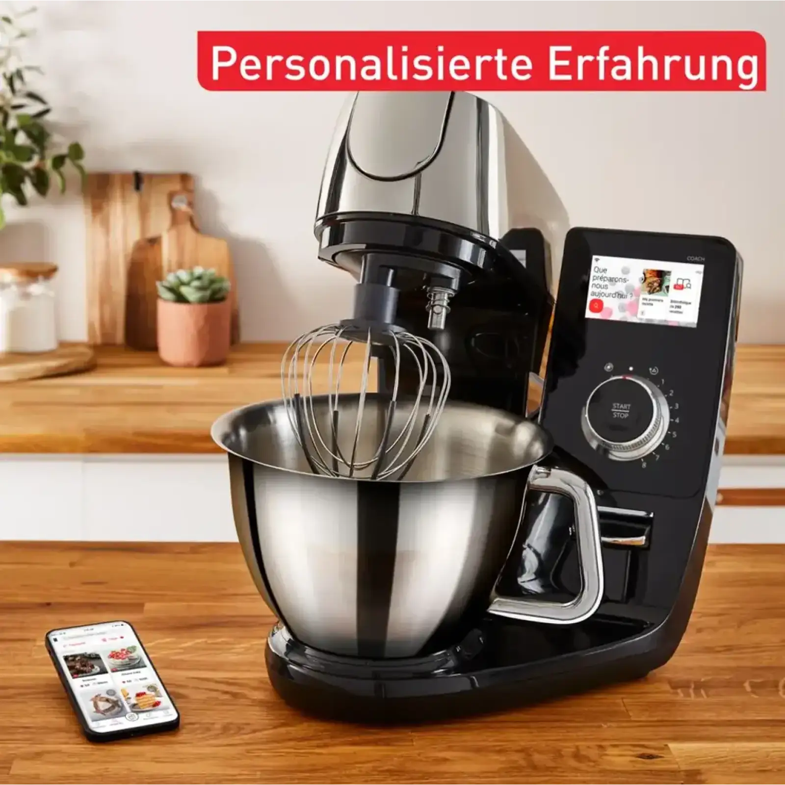 Кухонна машина Tefal I-Coach Touch Black (QB950D37)