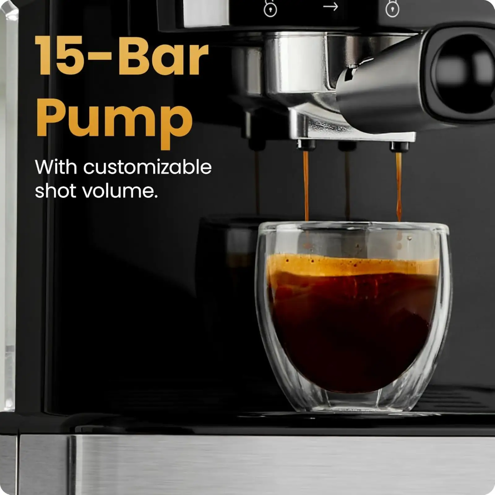 Кавомашина Chefman CraftBrew Espresso Machine (RJ54-SS-15-D)