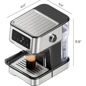 Кавомашина Chefman CraftBrew Espresso Machine (RJ54-SS-15-D)