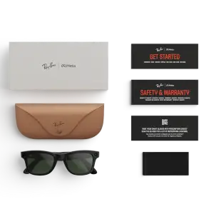 Смарт-окуляри Ray-Ban Meta Wayfarer Gen 2 Standard Shiny Black Frame /Clear to Graphite Green Transitions Lenses (RW4012 601/1M 50-20)