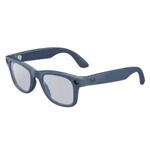 Смарт-очки Ray-Ban Meta Wayfarer Gen 2 Shiny Cosmic Blue Frame / Clear to Sapphire Transitions (RW4012 6628MF 53-22)