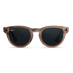 Смарт-очки Ray-Ban Meta Headliner Gen 2 Standard Matte Transparent Peach Frame / Clear to Grey Transitions Lenses (RW4013 68901Z 50-23)