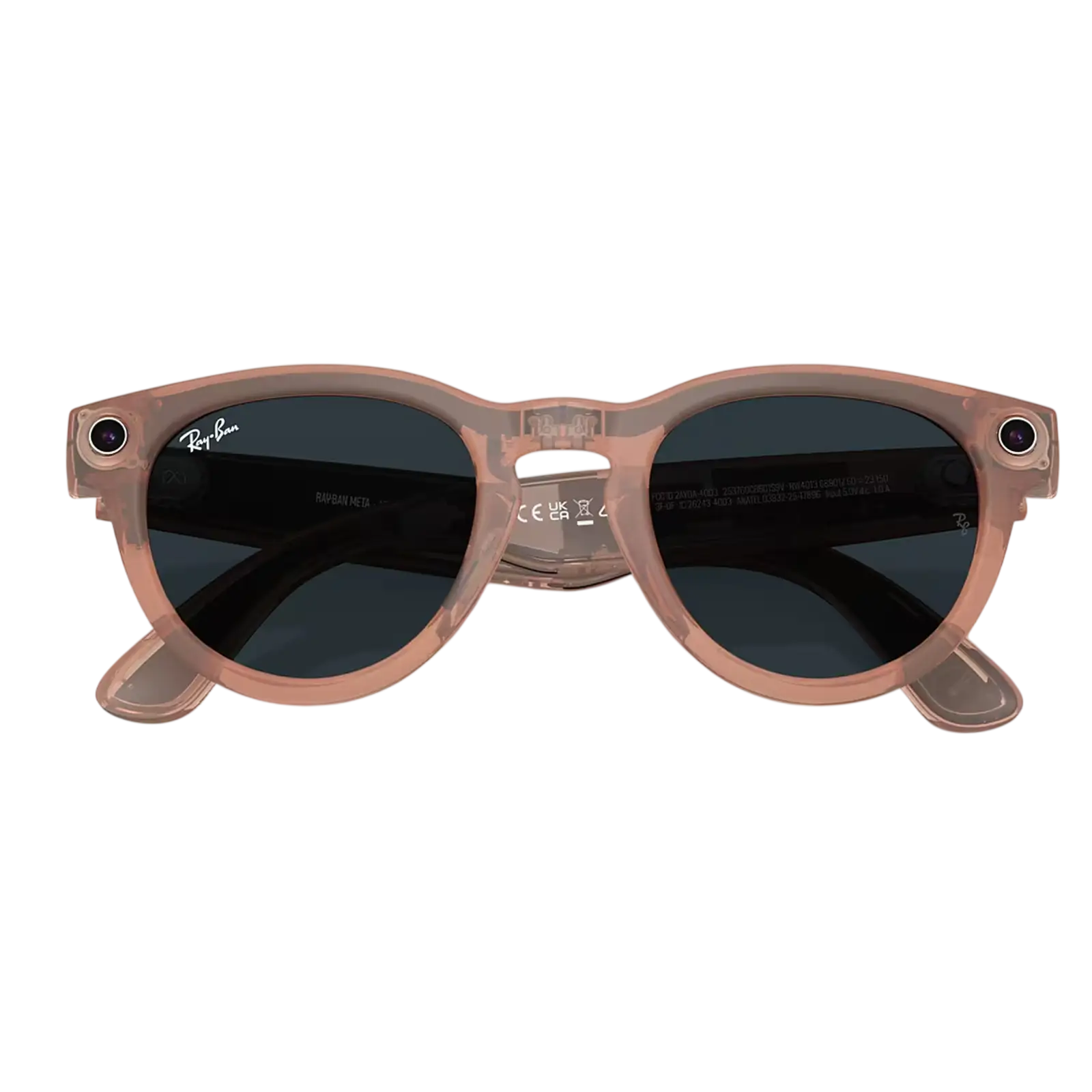 Смарт-окуляри Ray-Ban Meta Headliner Gen 2 Standard Matte Transparent Peach Frame / Clear to Grey Transitions Lenses (RW4013 68901Z 50-23)