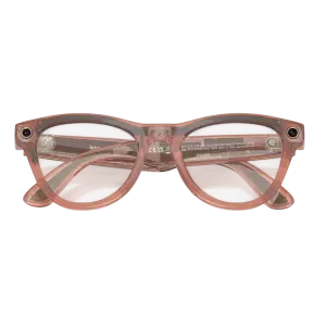 Смарт-окуляри Ray-Ban Meta Skyler Gen 2 Standard Shiny Transparent Peach Frame/Clear to Brown Transitions Lenses (RW4014 6778M4 52-20)