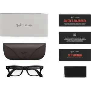 Смарт-окуляри Ray-Ban Meta Blayzer Optics Gen 2 Standard Matte Black / Clear Lenses (RW7001 2077 50-19)