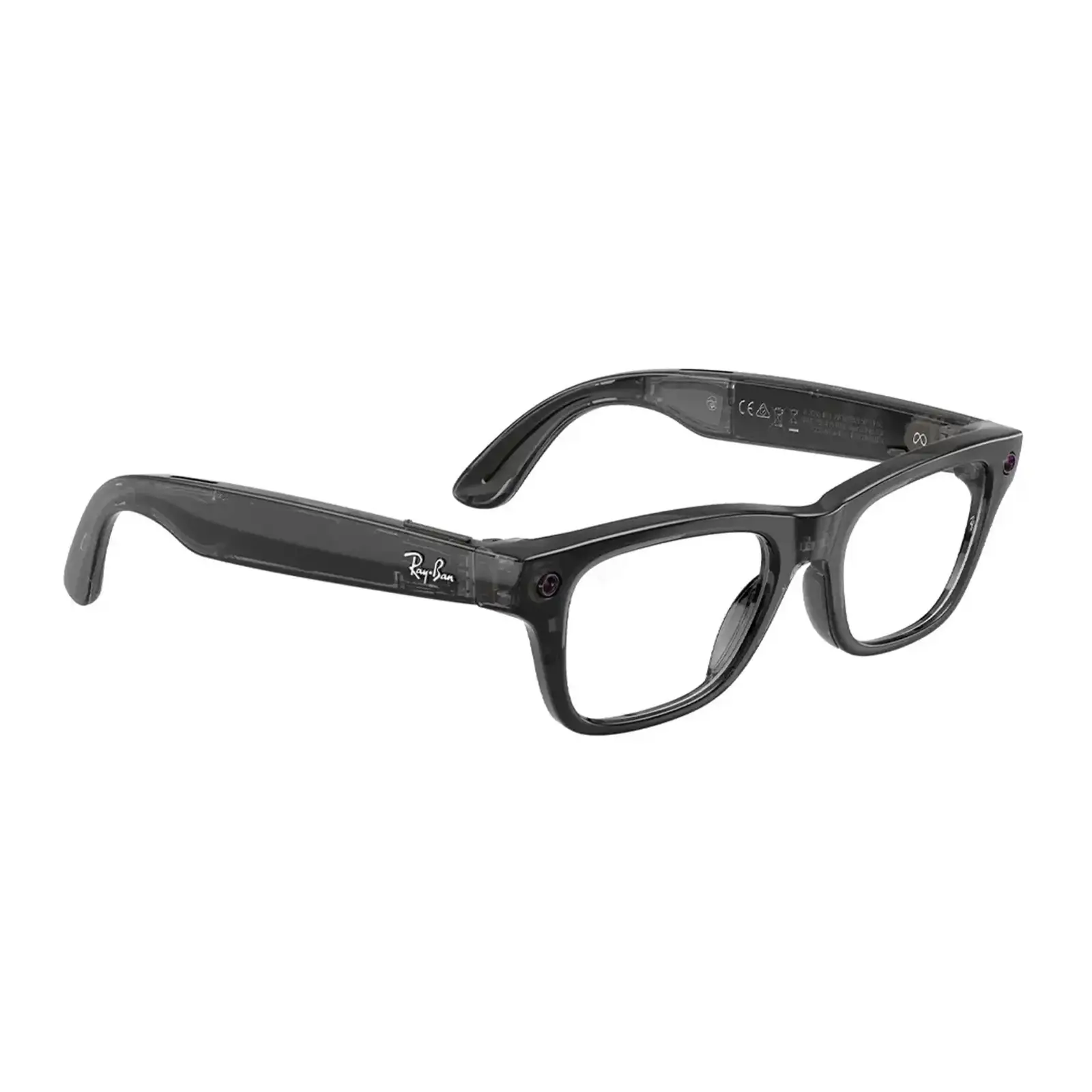 Смарт-окуляри Ray-Ban Meta Blayzer Optics Gen2 Transparent Black Frame with Demo Lens (RW7001 8526 50-19)