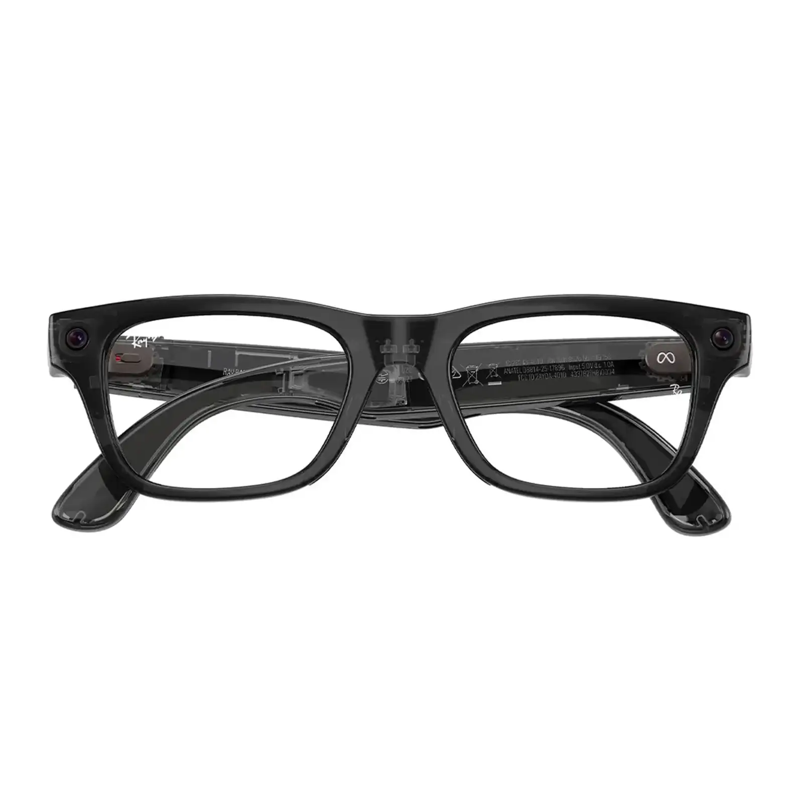Смарт-окуляри Ray-Ban Meta Blayzer Optics Gen2 Transparent Black Frame with Demo Lens (RW7001 8526 50-19)