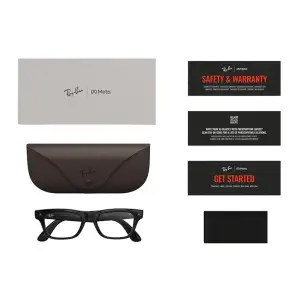 Смарт-окуляри Ray-Ban Meta Blayzer Optics Gen2 Transparent Black Frame with Demo Lens (RW7001 8526 50-19)