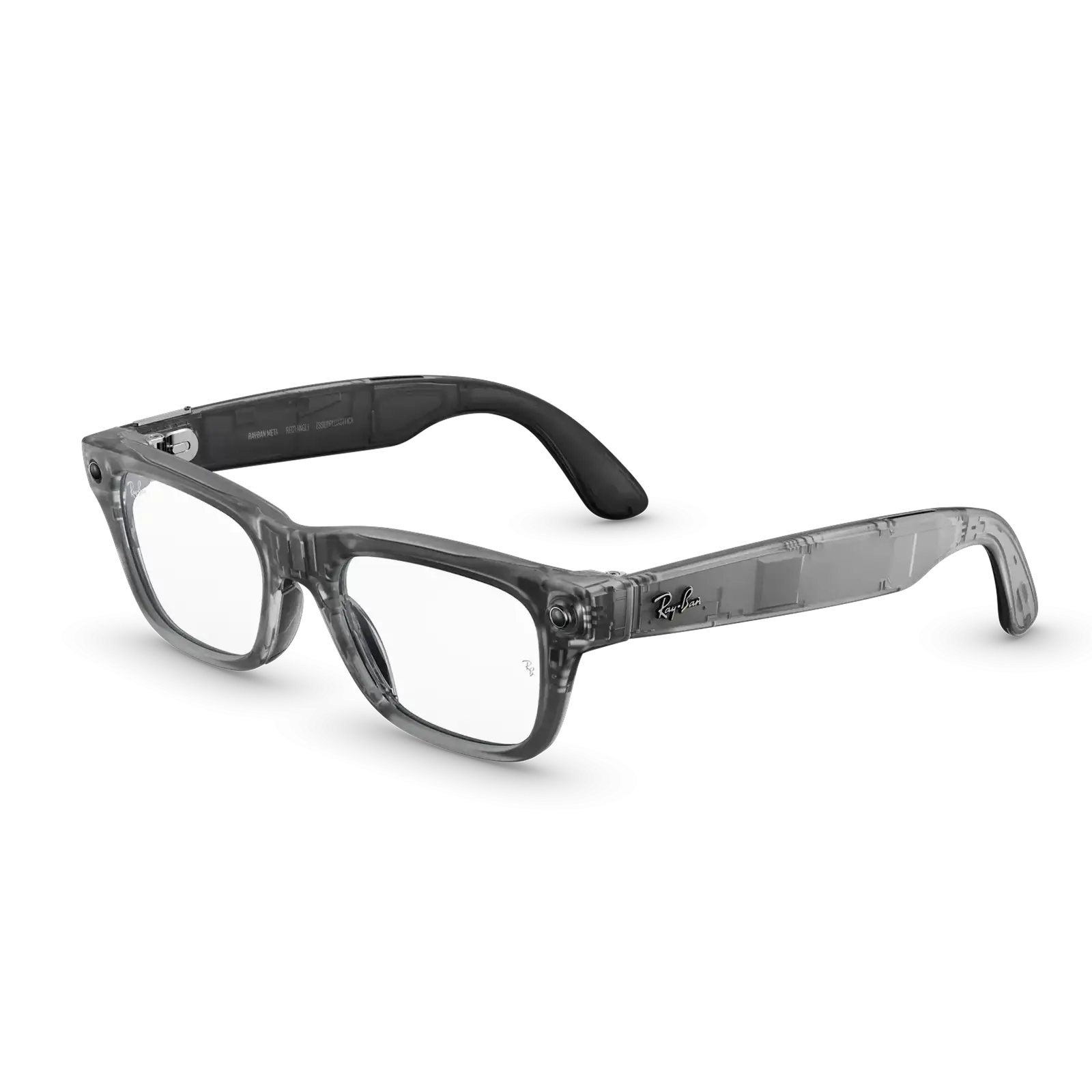 Смарт-окуляри Ray-Ban Meta Blayzer Optics Gen 2 Standard Matte Transparent Ice Grey / Clear (RW7001 8529 50-19)