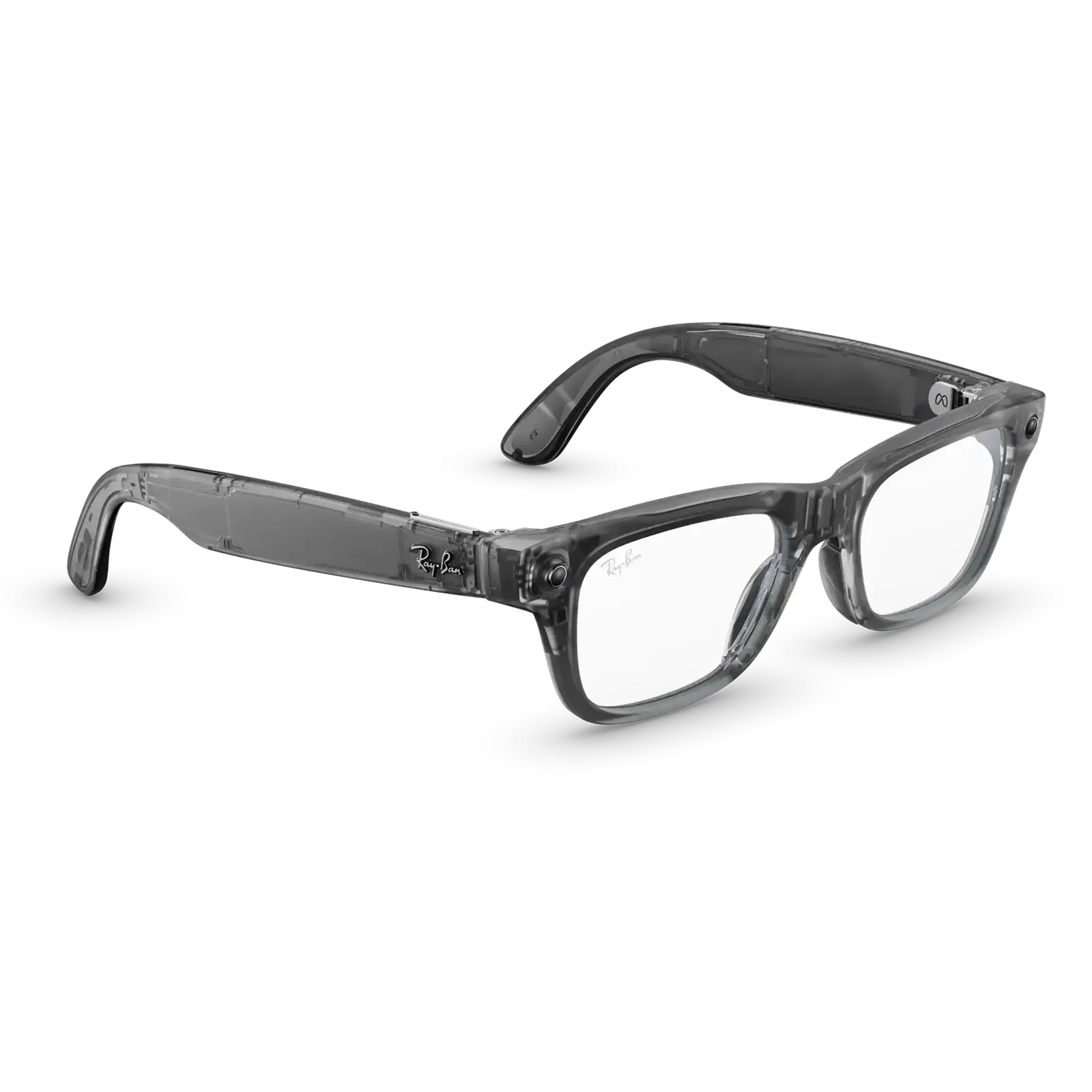Смарт-окуляри Ray-Ban Meta Blayzer Optics Gen 2 Standard Matte Transparent Ice Grey / Clear (RW7001 8529 50-19)