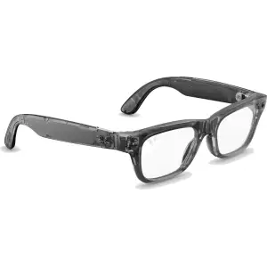Смарт-окуляри Ray-Ban Meta Blayzer Optics Gen 2 Large Matte Transparent Ice Grey Frame / Demo Lens (RW7001 8529 54-19)