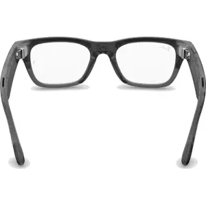 Смарт-окуляри Ray-Ban Meta Blayzer Optics Gen 2 Large Matte Transparent Ice Grey Frame / Demo Lens (RW7001 8529 54-19)