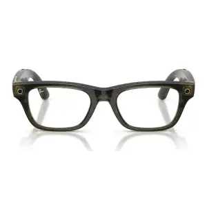 Смарт-окуляри Ray-Ban Meta Blayzer Optics Gen 2 Standard Shiny Transparent Dark Olive / Demo Lens (RW7001 8530 50-19)