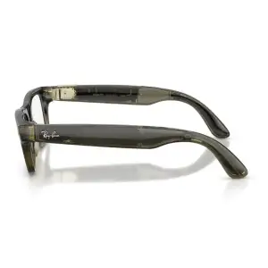 Смарт-окуляри Ray-Ban Meta Blayzer Optics Gen 2 Standard Shiny Transparent Dark Olive / Demo Lens (RW7001 8530 50-19)