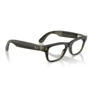 Смарт-окуляри Ray-Ban Meta Blayzer Optics Gen 2 Standard Shiny Transparent Dark Olive / Demo Lens (RW7001 8530 50-19)