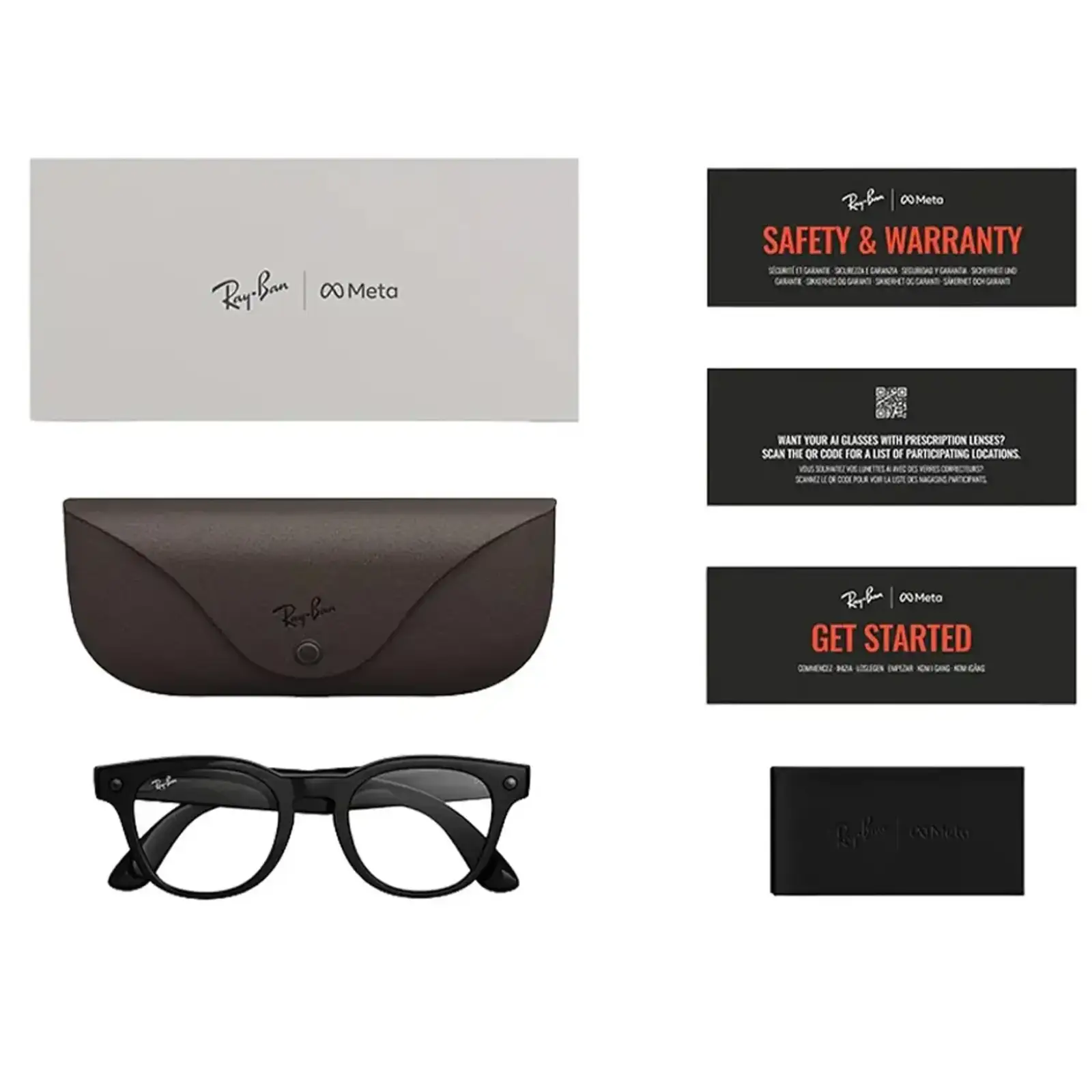 Смарт-окуляри Ray-Ban Meta Scriber Optics Gen 2 Shiny Black Frame with Demo Lens (RW7002 2000 49-22)