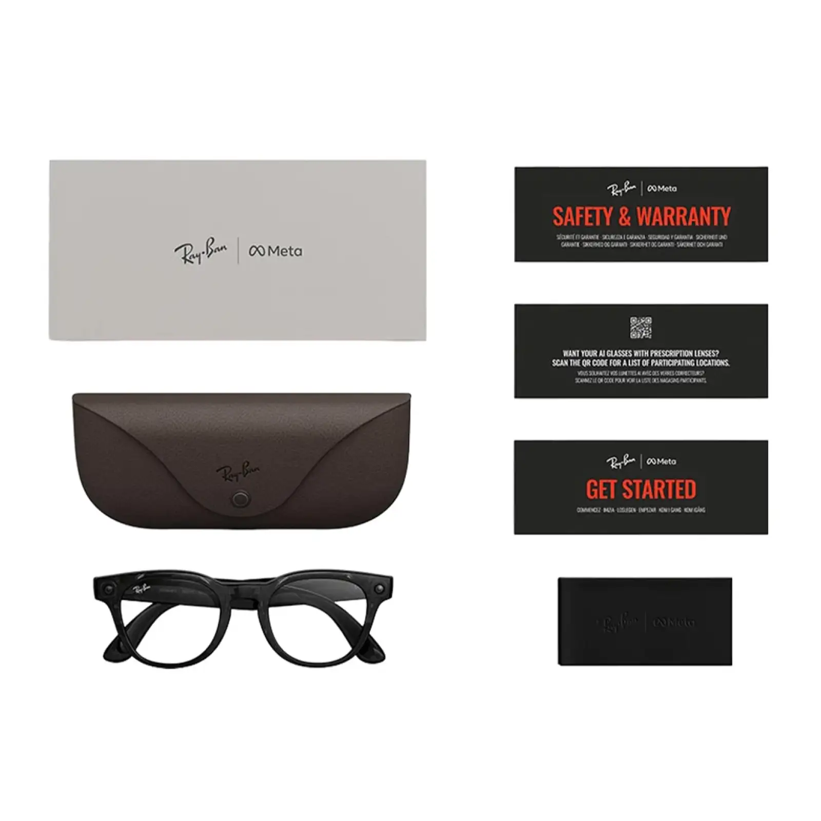 Смарт-окуляри Ray-Ban Meta Scriber Optics Gen 2 Transparent Black Frame with Demo Lens (RW7002 8526 49-22)