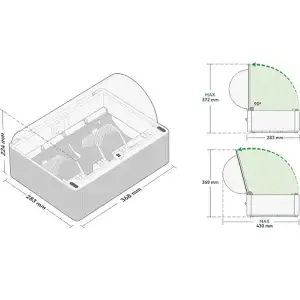 Система автоматичного подання філаменту Bambu Lab AMS for X1/P1 Series (SA001)