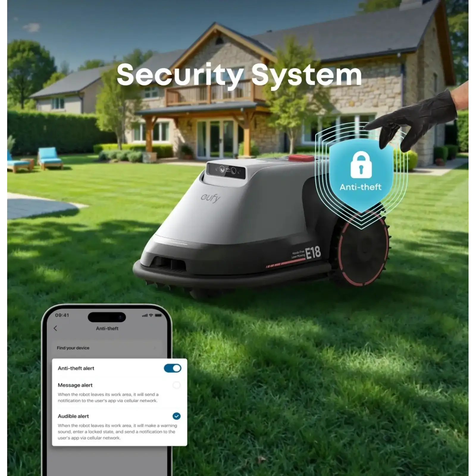Газонокосарка-робот Eufy E18 (T2801GA1)