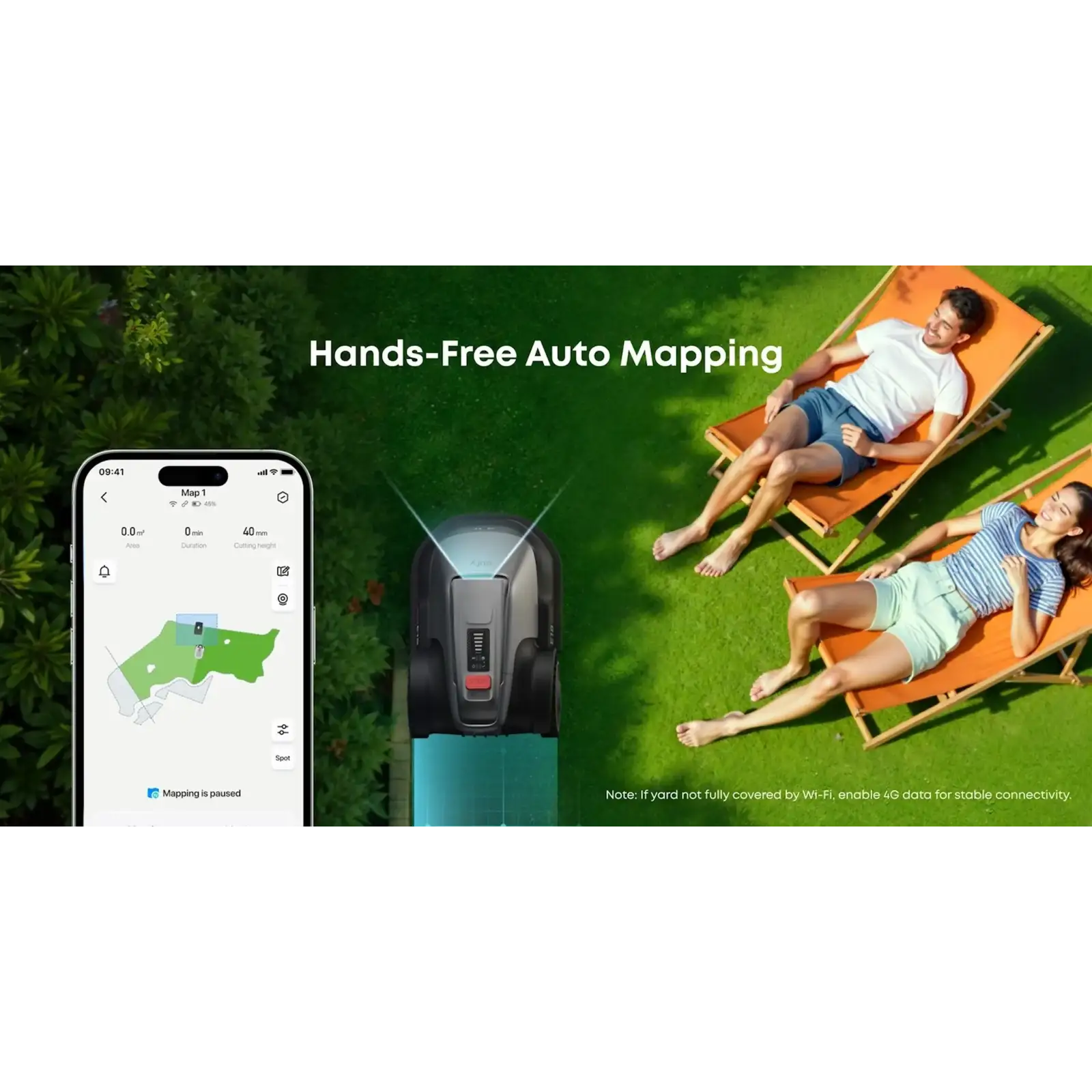 Газонокосарка-робот Eufy E18 (T2801GA1)