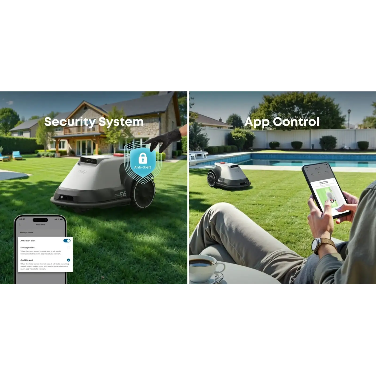 Газонокосарка-робот Eufy E15 (T2880GA1)