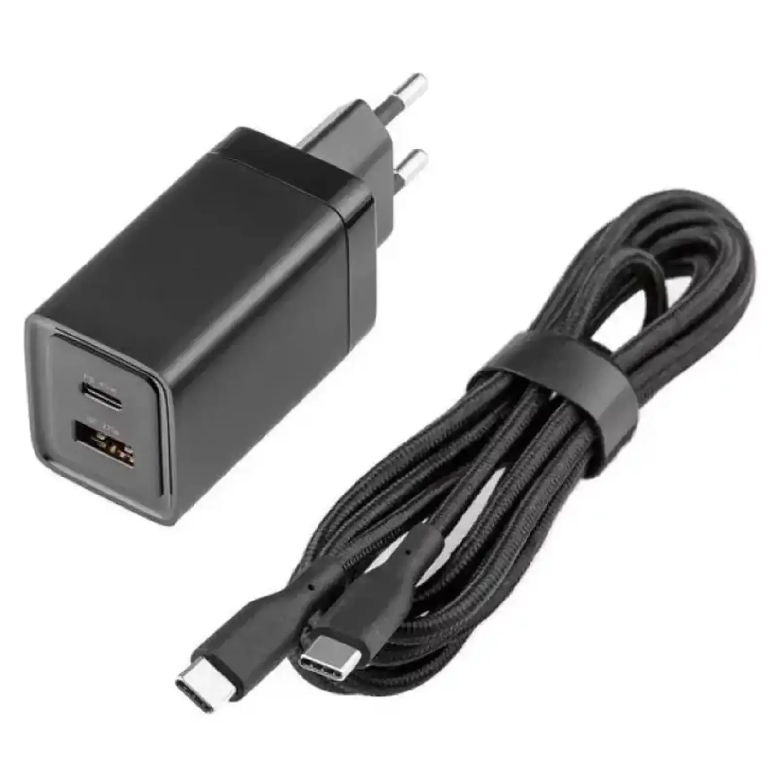 МЗП Glasscove 45W GaN TYPE-C + USB Black (TC-090CA)