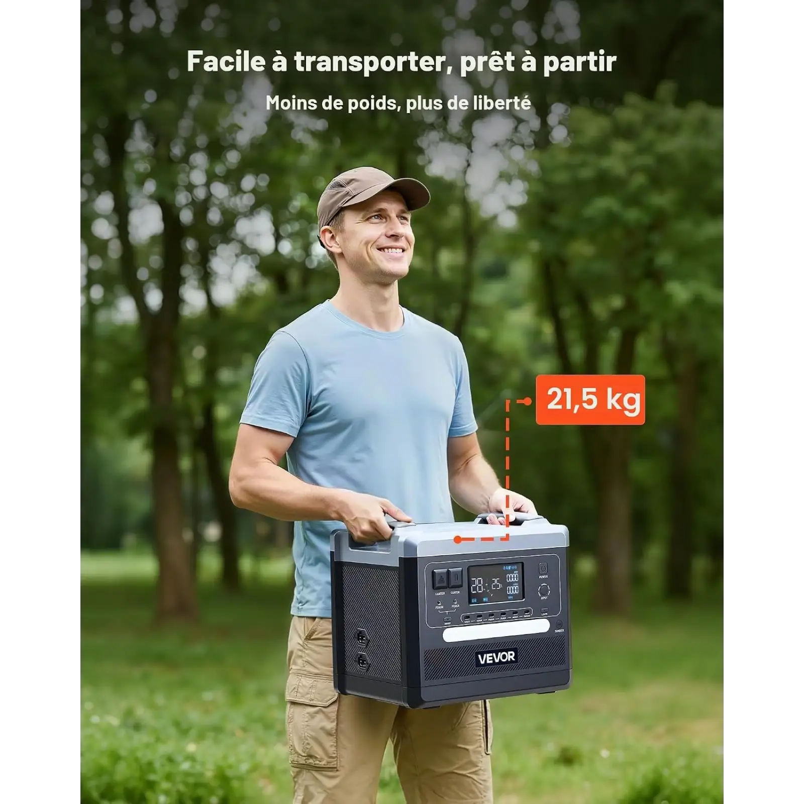 Зарядная станция Vevor Q2400 Pro