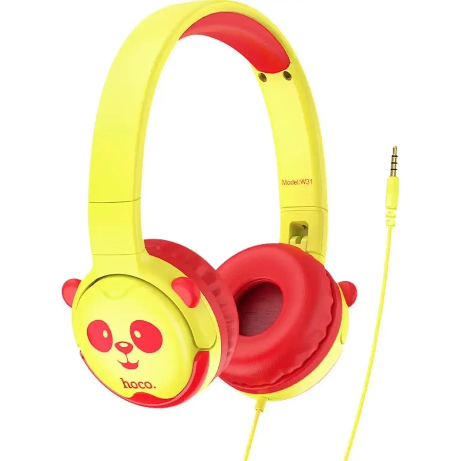 Наушники Hoco W31 Childrens Yellow-Red (W31YR) UA