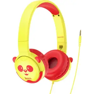 Наушники Hoco W31 Childrens Yellow-Red (W31YR) UA