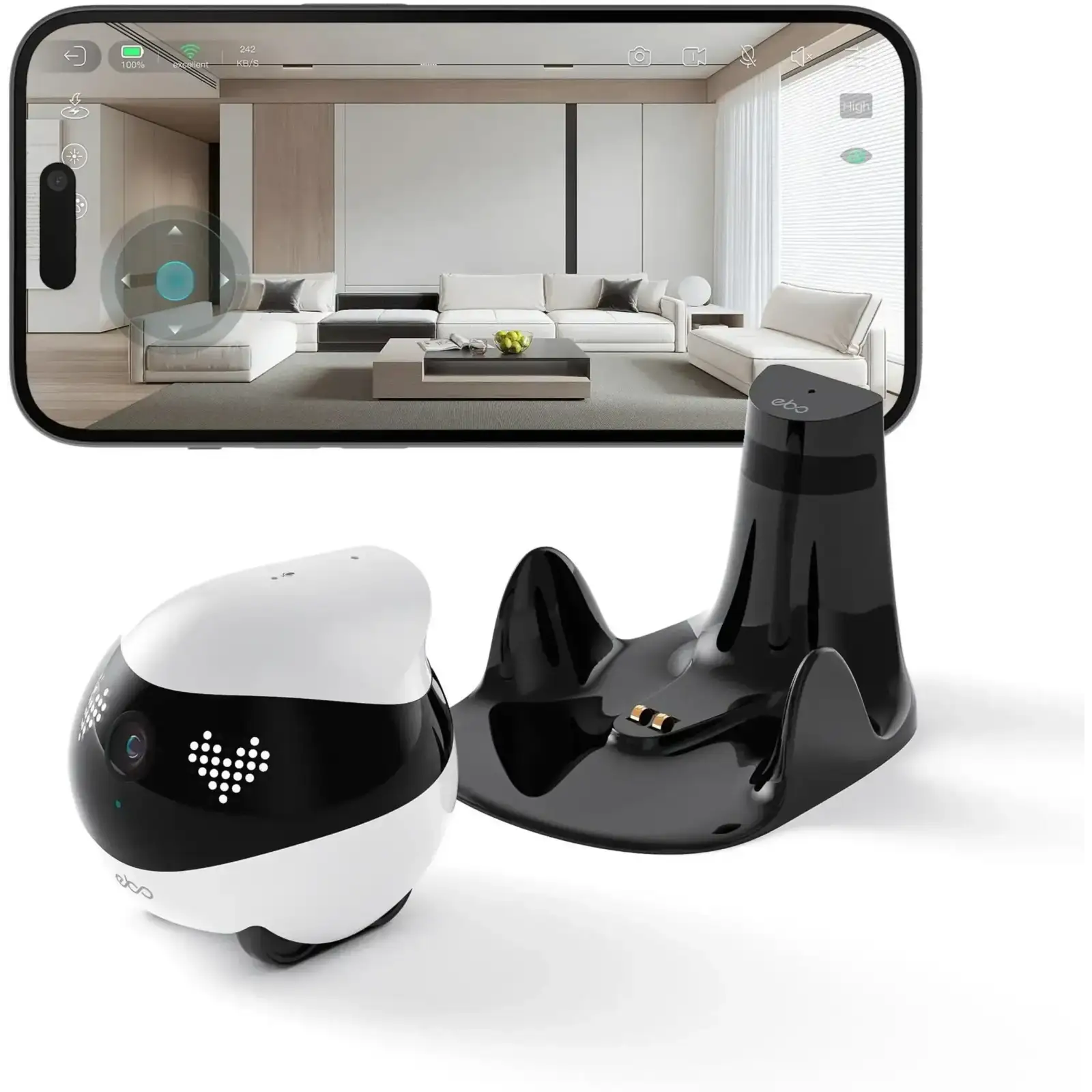 Камера для домашніх тварин Enabot EBO AIR 2 (WH287322W)