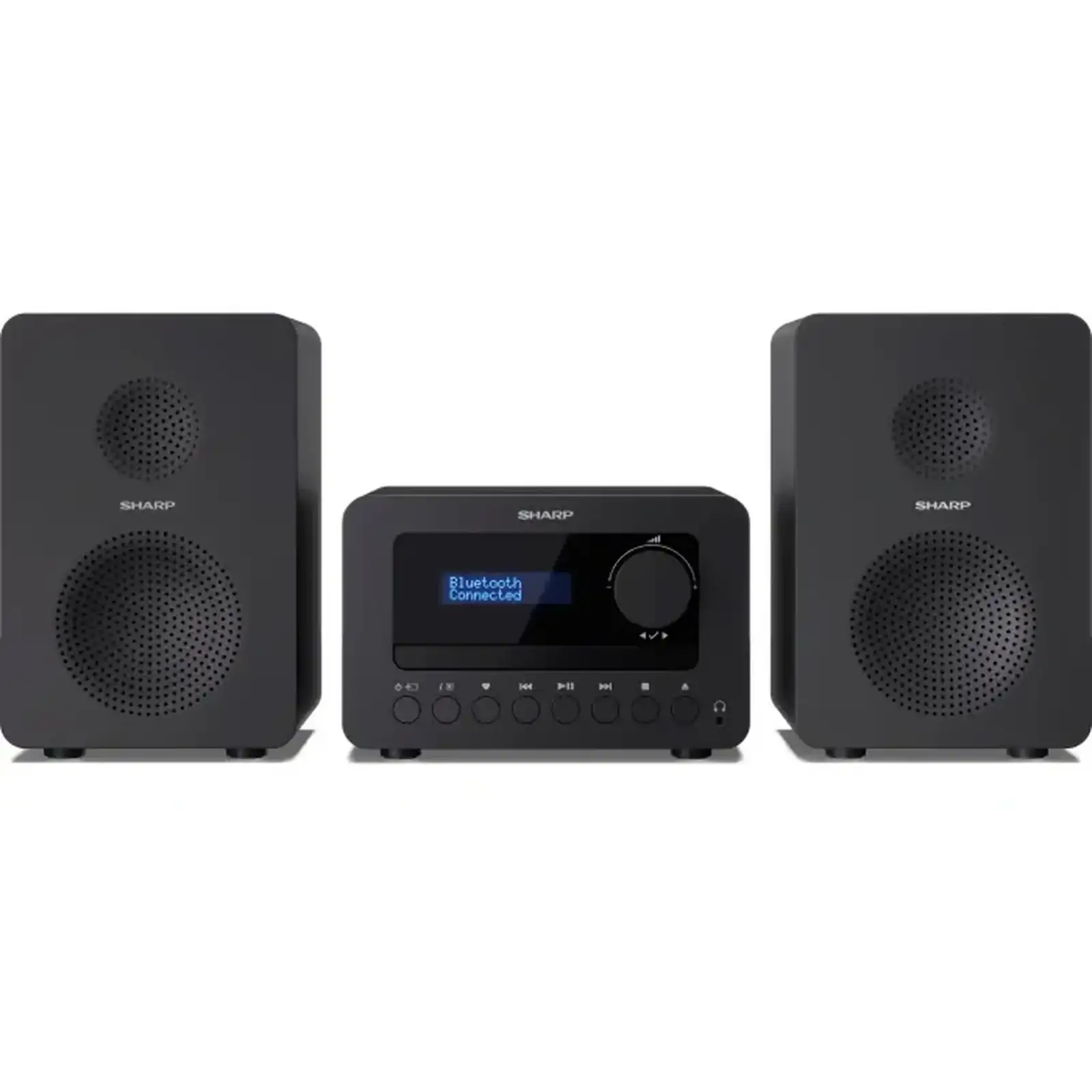 Микросистема Sharp Micro Sound System Black (XL-B520D(BK)) UA