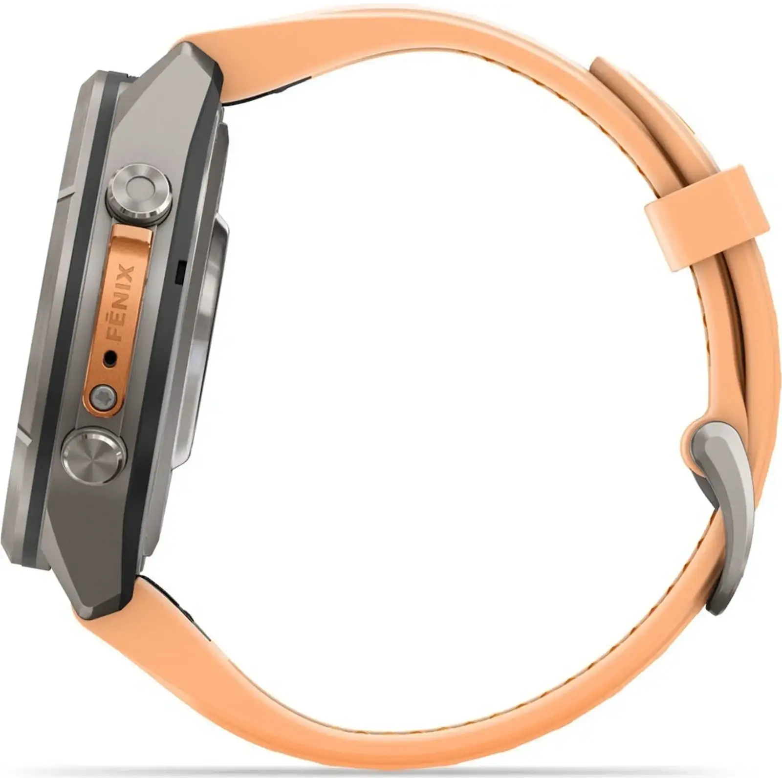 Смарт-часы Garmin Fenix 9 Pro inReach 43mm Titanium with Shell Pink/Autumn Orange Silicone Band (010-04335-00/01)