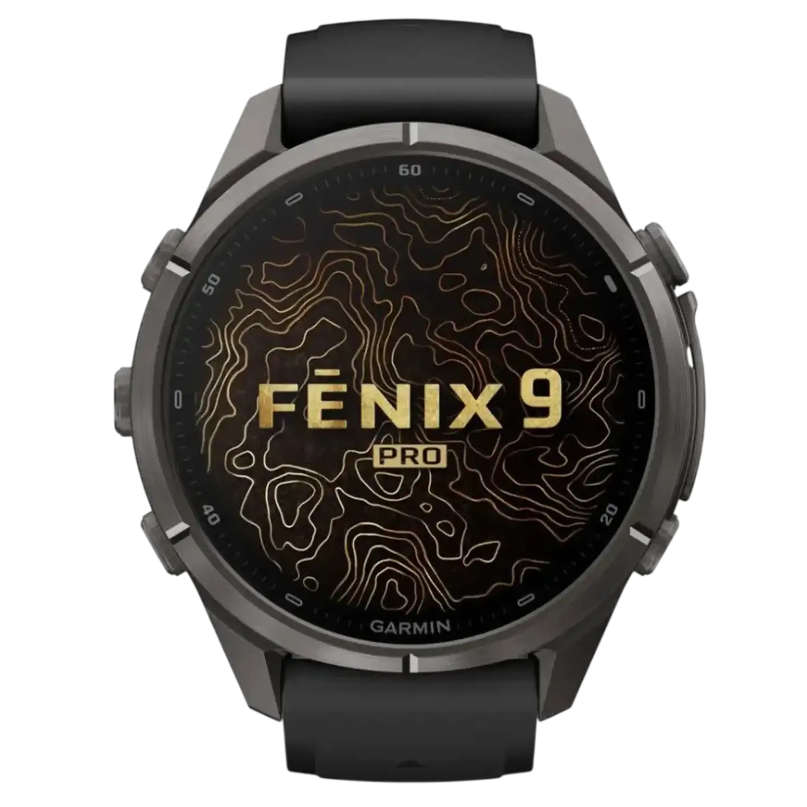 Смарт-годинник Garmin Fenix 9 Pro inReach 43mm Carbon Gray DLC Titanium Case with Black/Pebble Gray Silicone Band (010-04335-10/11)