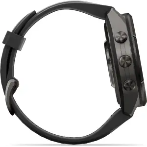 Смарт-часы Garmin Fenix 9 Pro 43mm Carbon Gray DLC Titanium with Black/Pebble Gray Silicone Band (010-04335-15/16)