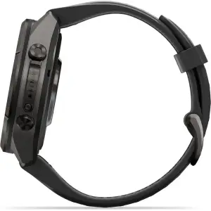 Смарт-часы Garmin Fenix 9 Pro 43mm Carbon Gray DLC Titanium with Black/Pebble Gray Silicone Band (010-04335-15/16)