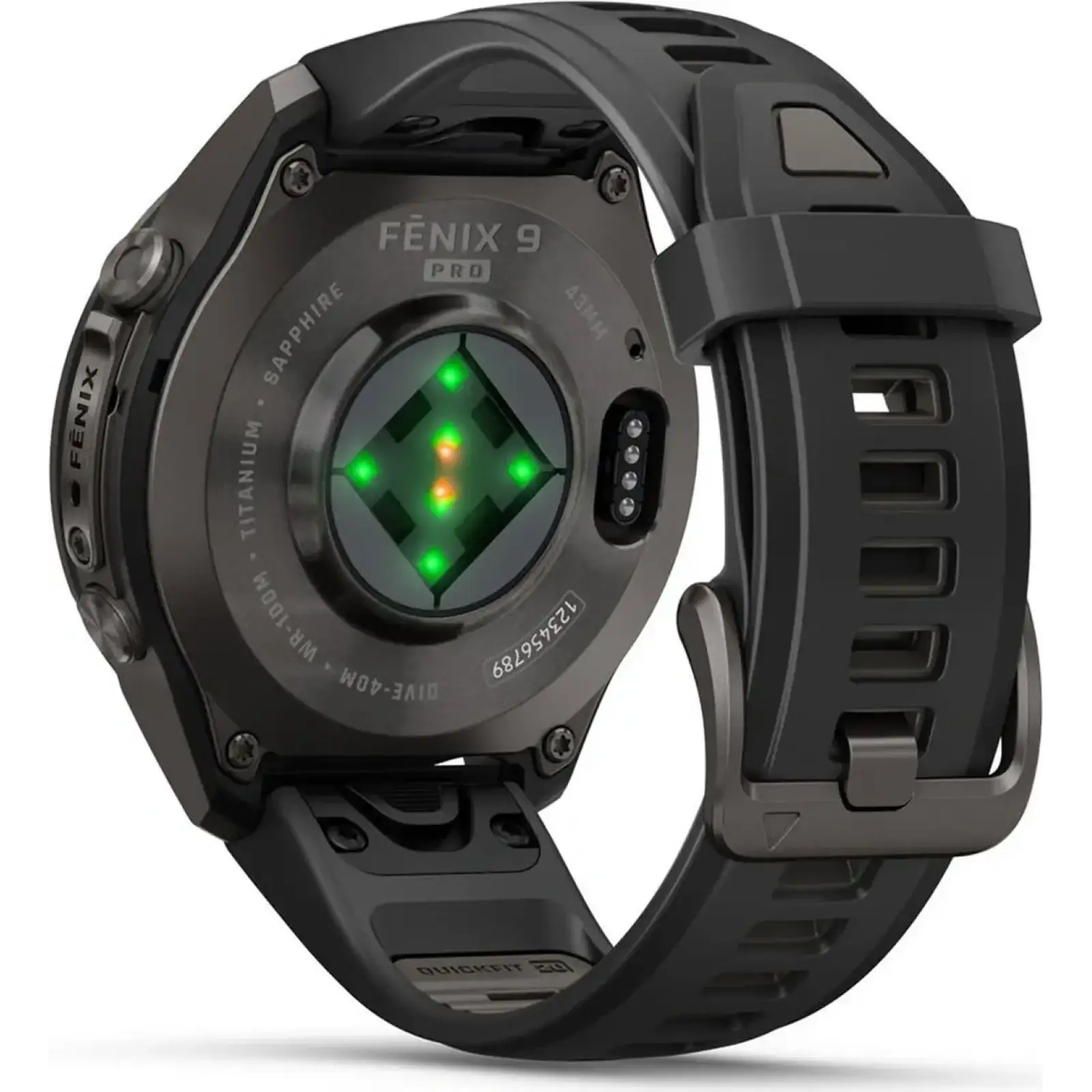 Смарт-часы Garmin Fenix 9 Pro 43mm Carbon Gray DLC Titanium with Black/Pebble Gray Silicone Band (010-04335-15/16)