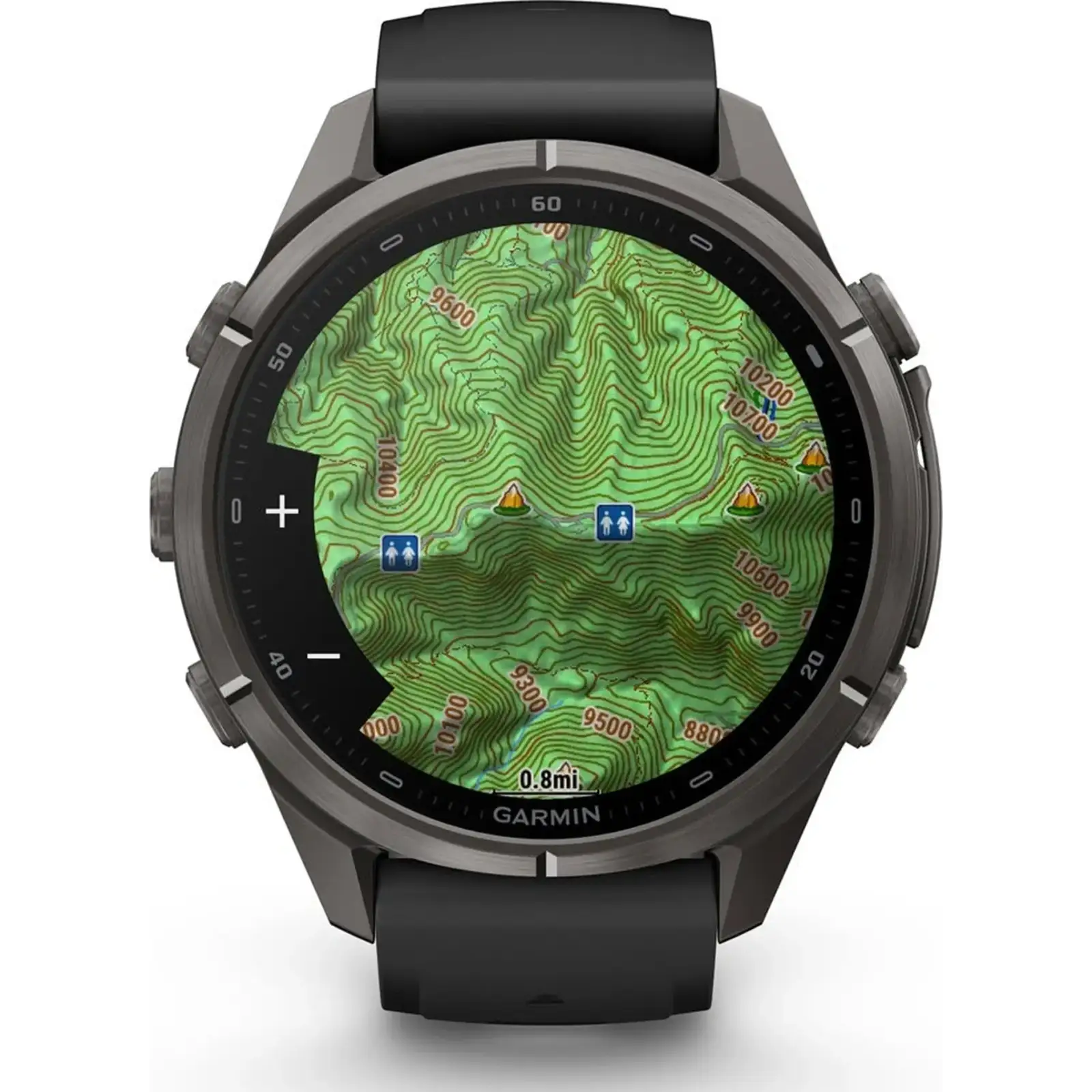 Смарт-часы Garmin Fenix 9 Pro 43mm Carbon Gray DLC Titanium with Black/Pebble Gray Silicone Band (010-04335-15/16)