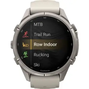 Смарт-часы Garmin Fenix 9 Pro inReach 43mm Titanium with Fog Gray/Dark Sandstone Silicone Band (010-04335-80/81)