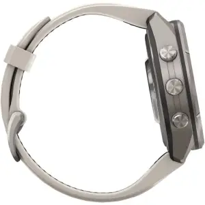 Смарт-часы Garmin Fenix 9 Pro 43mm Titanium with Fog Gray/Dark Sandstone Silicone Band (010-04335-85/86)