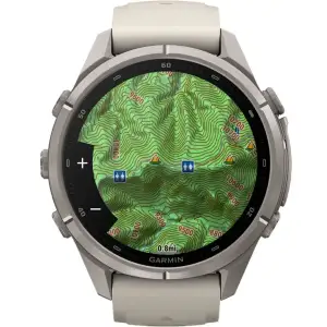 Смарт-часы Garmin Fenix 9 Pro 43mm Titanium with Fog Gray/Dark Sandstone Silicone Band (010-04335-85/86)