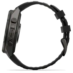 Смарт-годинник Garmin Fenix 9 Pro inReach 47mm Carbon Gray DLC Titanium with Black/Pebble Gray Silicone Band (010-04336-10/11)
