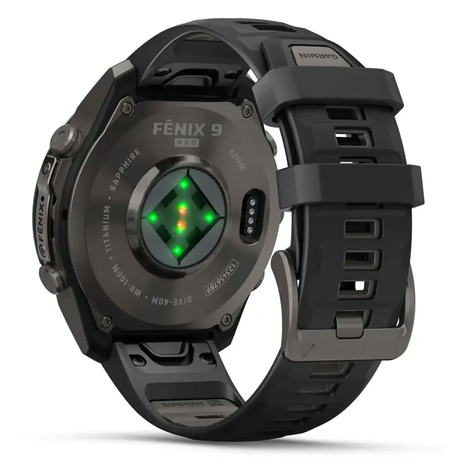 Смарт-часы Garmin Fenix 9 Pro 47mm Carbon Gray DLC Titanium with Black/Pebble Gray Silicone Band (010-04336-15/16)